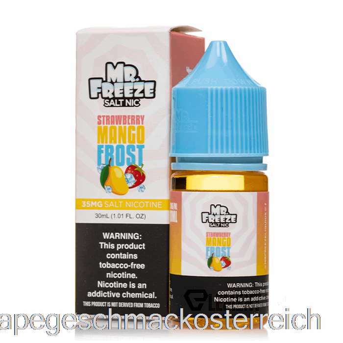 Erdbeer-Mango-Frost – Mr Freeze Salts – 30 Ml, 35 Mg Vape-Geschmack
